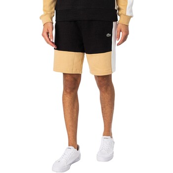 textil Hombre Shorts / Bermudas Lacoste Shorts Deportivos De Algodón Orgánico Con Logo Negro