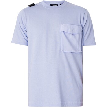 textil Hombre Camisetas manga corta Ma.strum Camiseta Con Bolsillo Cargo Rosa