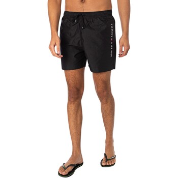 textil Hombre Bañadores Tommy Hilfiger Shorts De Baño Con Cordones Medianos Negro