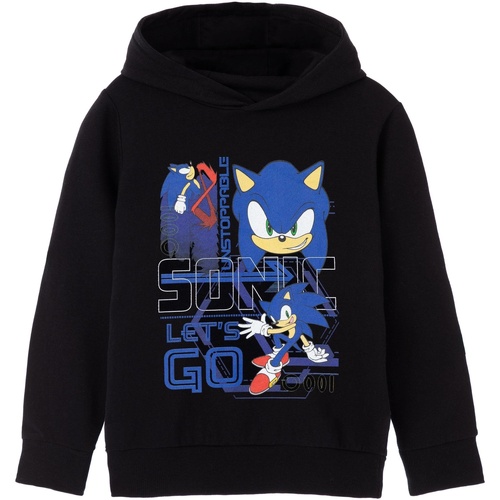 textil Niños Sudaderas Sonic The Hedgehog Let's Go Negro