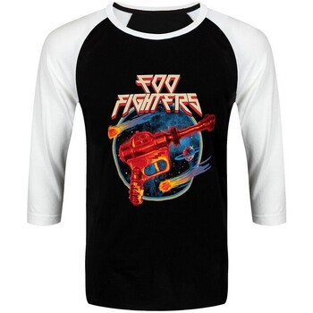 textil Camisetas manga larga Foo Fighters RO5080 Negro