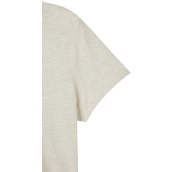 American Vintage Camiseta Ypawood Cropped Mujer Heather Grey Beige