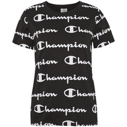 textil Mujer Camisetas manga corta Champion 112603 Negro