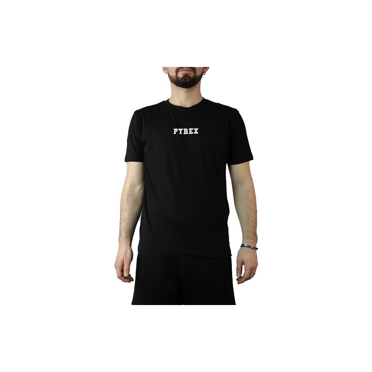 textil Hombre Camisetas manga corta Pyrex 40898 Negro