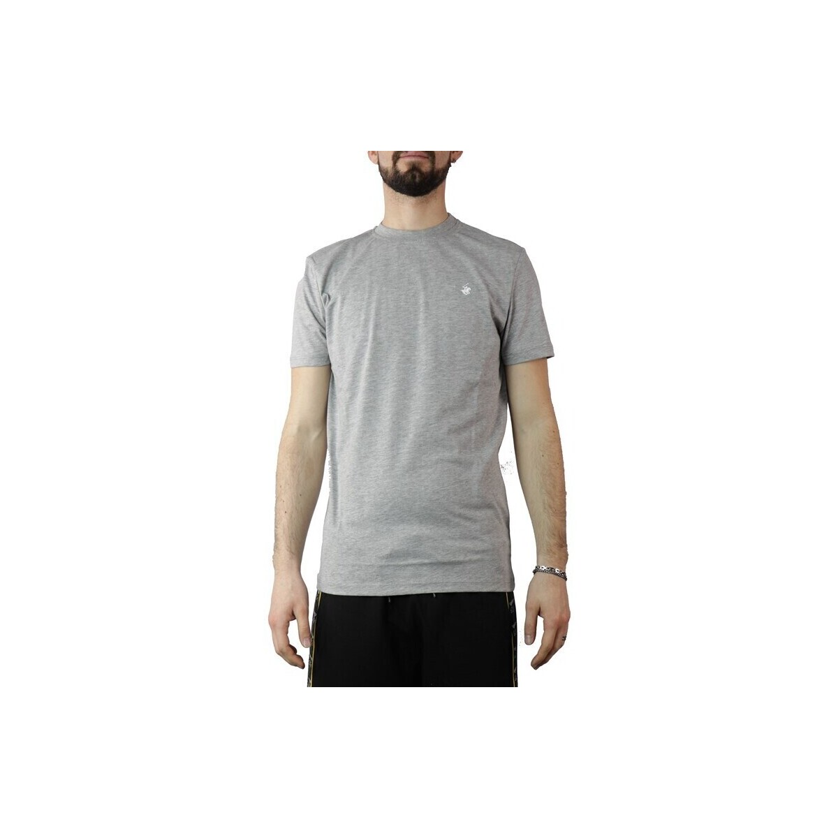 textil Hombre Camisetas manga corta Beverly Hills Polo Club BHPC6282 Gris
