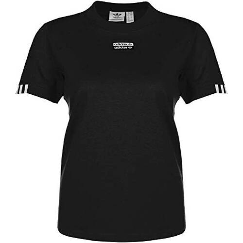 textil Mujer Camisetas manga corta adidas Originals FM4884 Negro