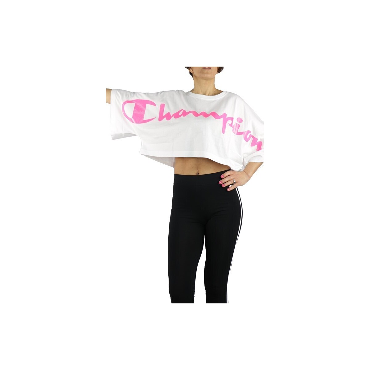textil Mujer Camisetas manga corta Champion 112753 Blanco
