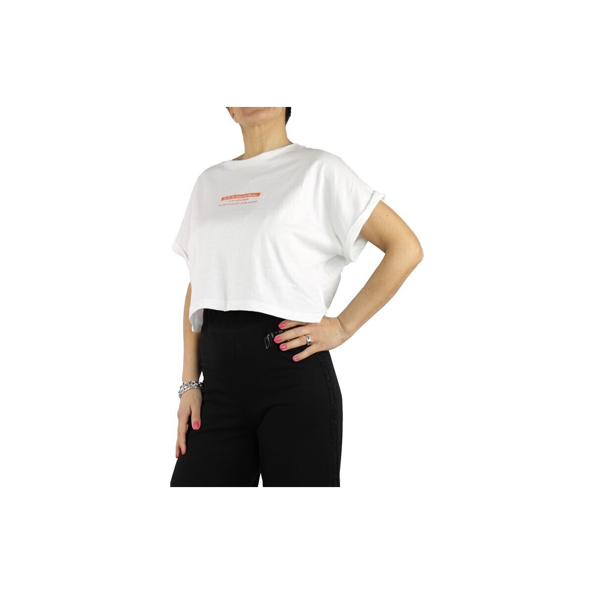 textil Mujer Camisetas manga corta Pyrex 41025 Blanco