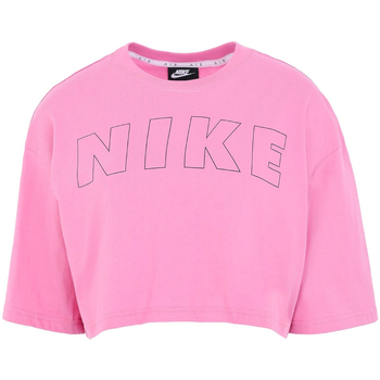 textil Mujer Camisetas manga corta Nike CJ3059 Rosa