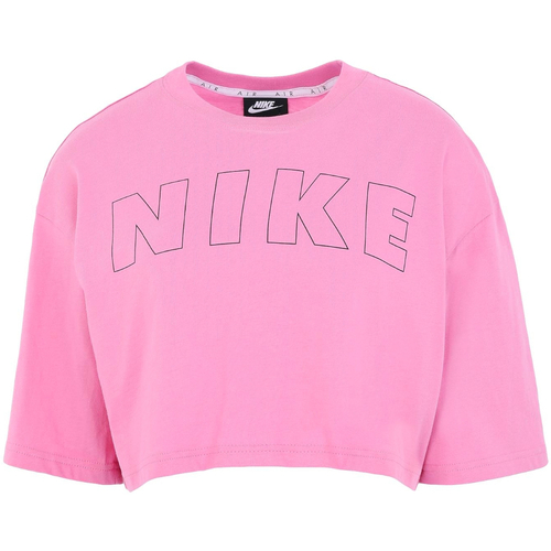 textil Mujer Camisetas manga corta Nike CJ3059 Rosa