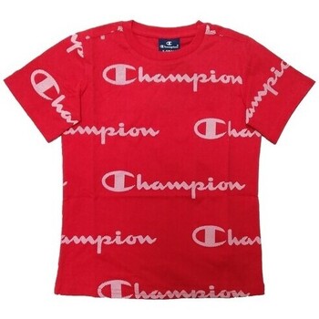 textil Niño Camisetas manga corta Champion 305171 Rojo