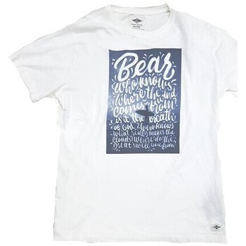 textil Hombre Camisetas manga corta Bear 292019 Blanco