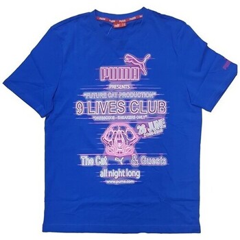 textil Hombre Camisetas manga corta Puma 812245 Azul