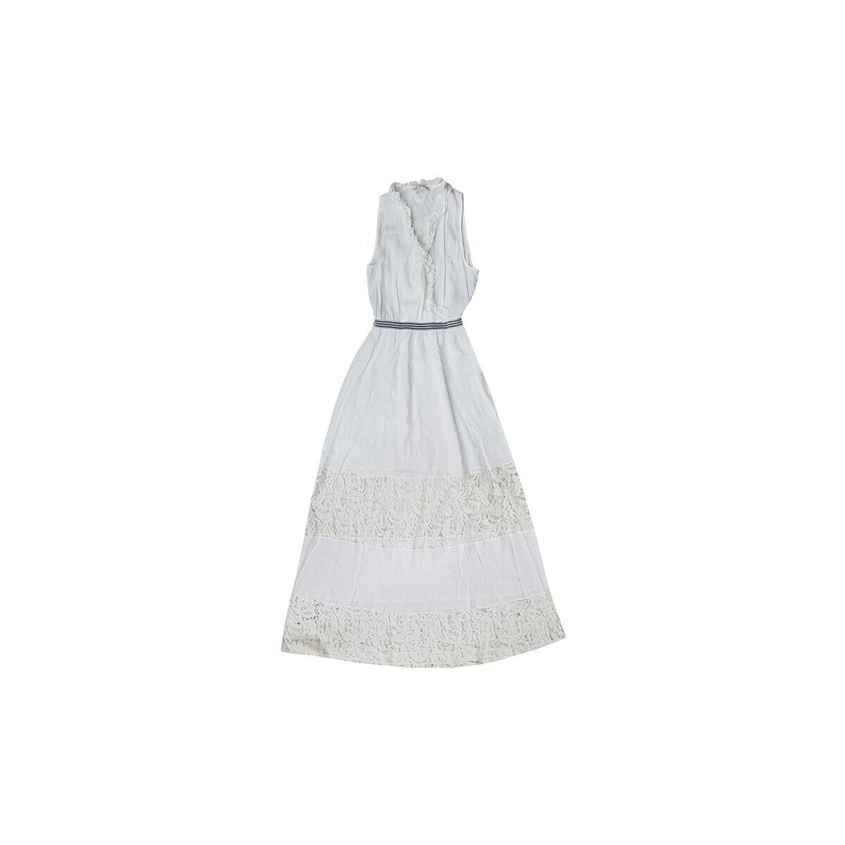 textil Mujer Vestidos Café Noir IJA774 Blanco