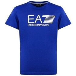 textil Niño Camisetas manga corta Emporio Armani EA7 3ZBT53-BJ02Z Azul