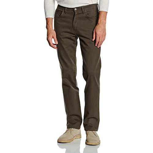 textil Hombre Pantalones con 5 bolsillos Wrangler W120-Z2 Marrón
