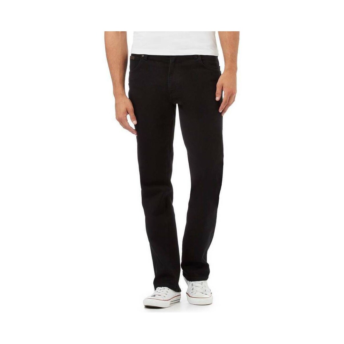 textil Hombre Pantalones con 5 bolsillos Wrangler W120-Z2 Negro