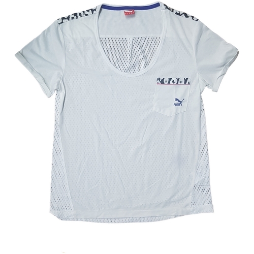 textil Mujer Camisetas manga corta Puma 565405 Blanco