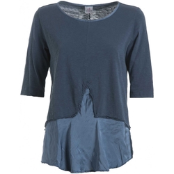 textil Mujer Camisetas manga corta Deha B54012 Azul