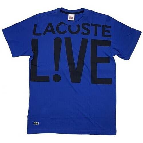 textil Hombre Camisetas manga corta Lacoste TH7811 Azul