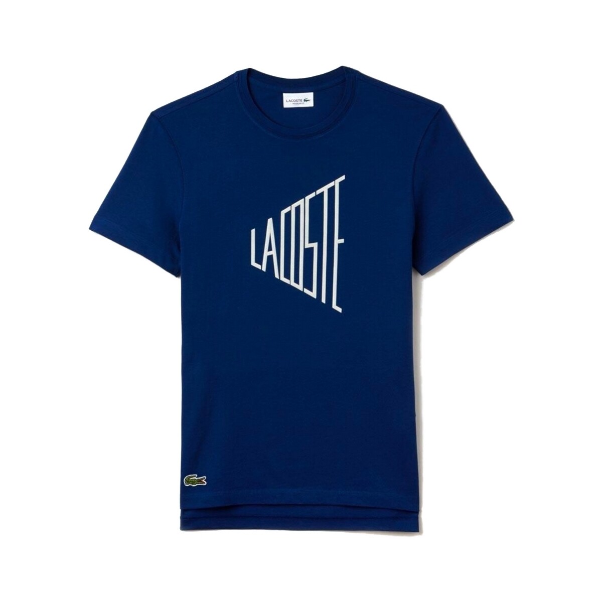 textil Hombre Camisetas manga corta Lacoste TH3209 Azul