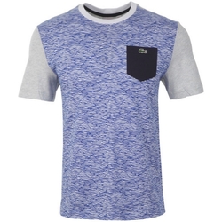 textil Hombre Camisetas manga corta Lacoste TH5147 Azul