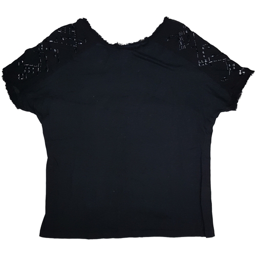 textil Mujer Camisetas manga corta Deha D53270 Negro