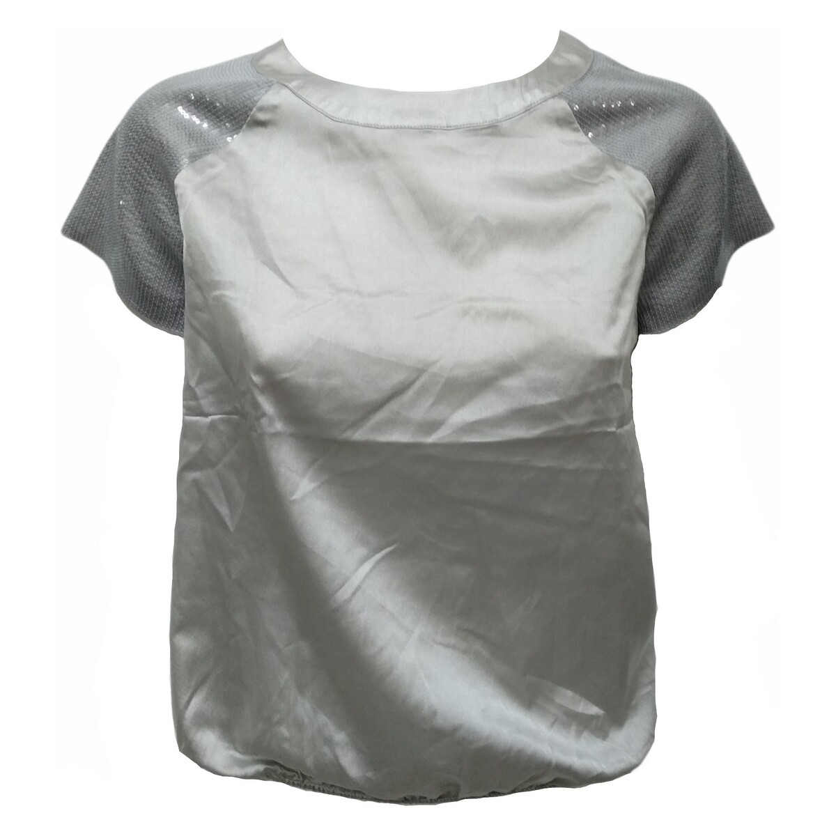 textil Mujer Camisetas manga corta Deha D33340 Plata