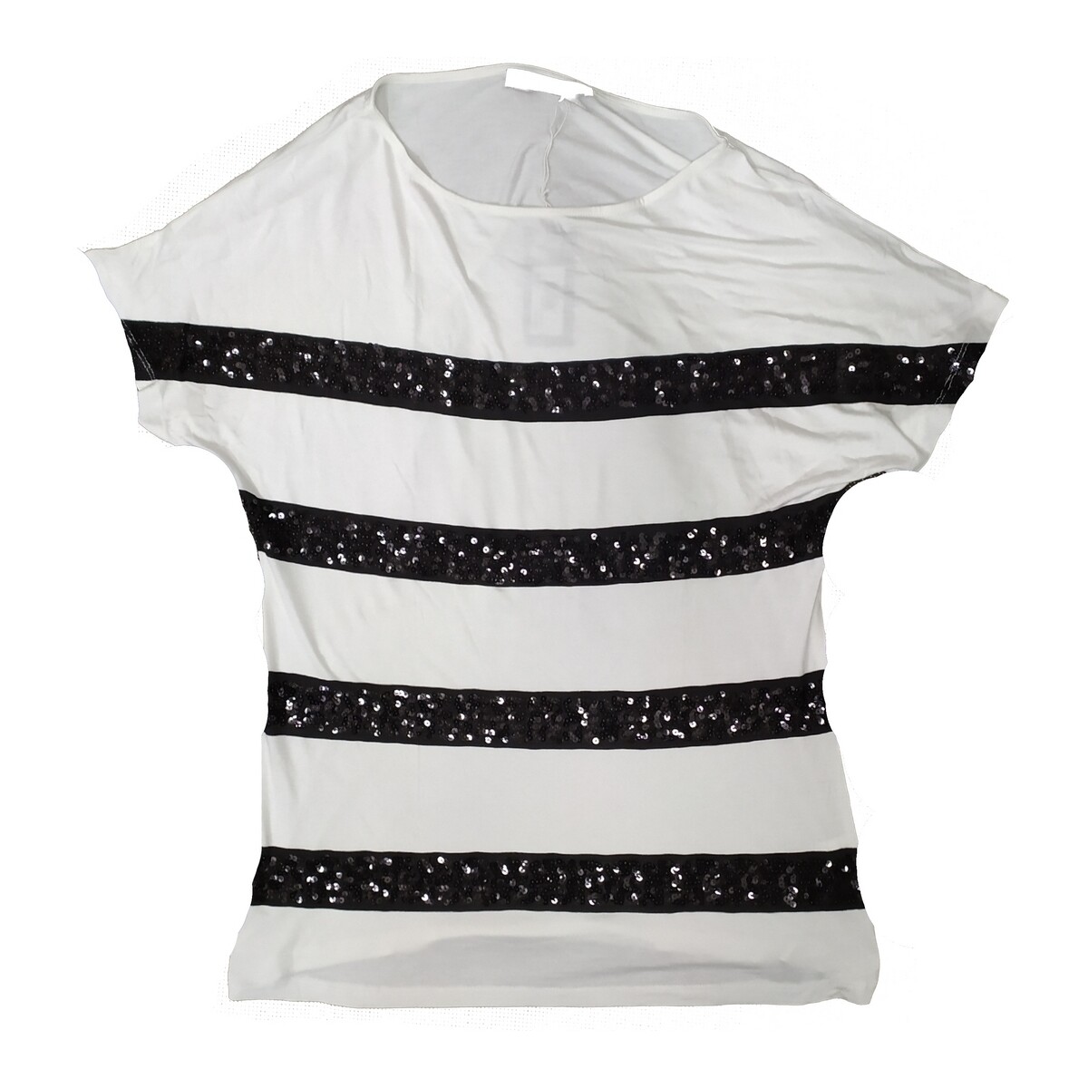 textil Mujer Camisetas manga corta Café Noir OJT032 Blanco