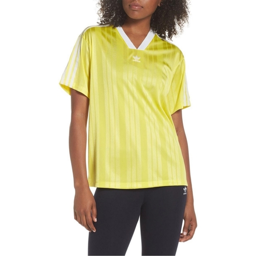 textil Mujer Camisetas manga corta adidas Originals CE5504 Amarillo