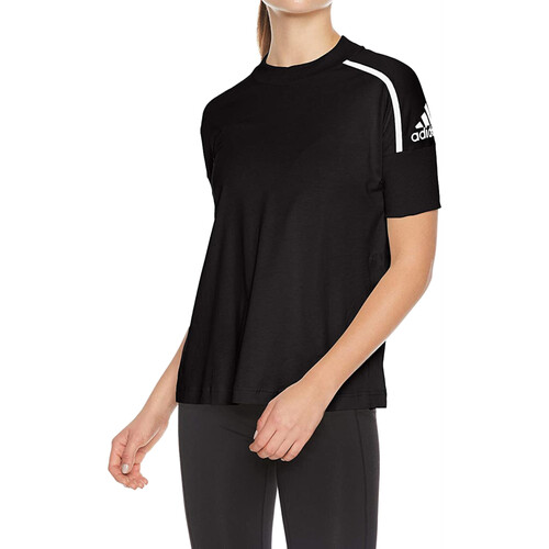 textil Mujer Camisetas manga corta adidas Originals CZ2822 Negro