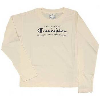 textil Niña Camisetas manga larga Champion 403929 Blanco