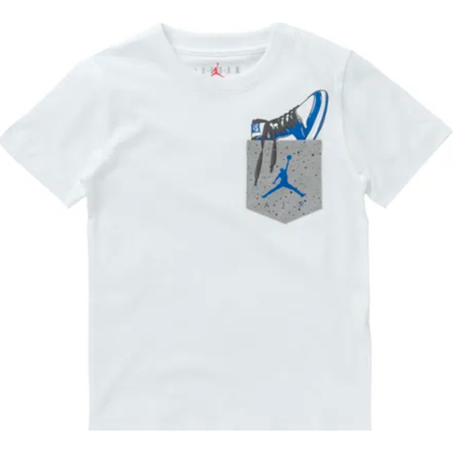 textil Niño Camisetas manga corta Nike 85A067 Blanco