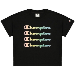 textil Mujer Camisetas manga corta Champion 114091 Negro