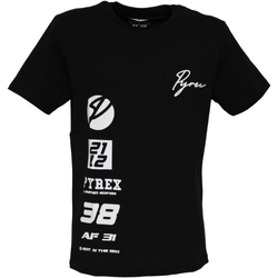 textil Hombre Camisetas manga corta Pyrex 42172 Negro