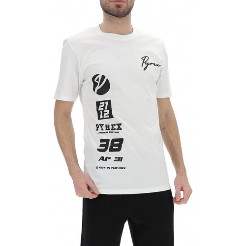 textil Hombre Camisetas manga corta Pyrex 42172 Blanco
