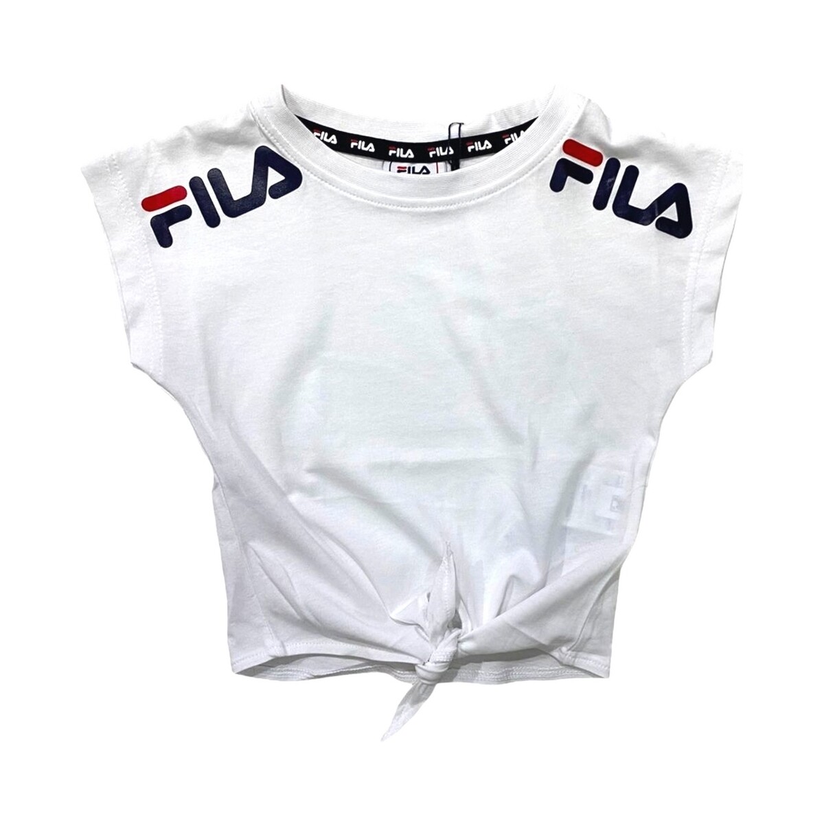 textil Niña Camisetas manga corta Fila 688637 Blanco