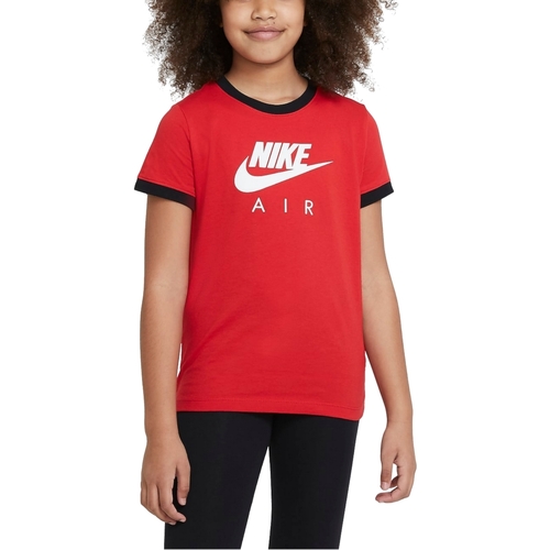 textil Niña Camisetas manga corta Nike DC7158 Rojo