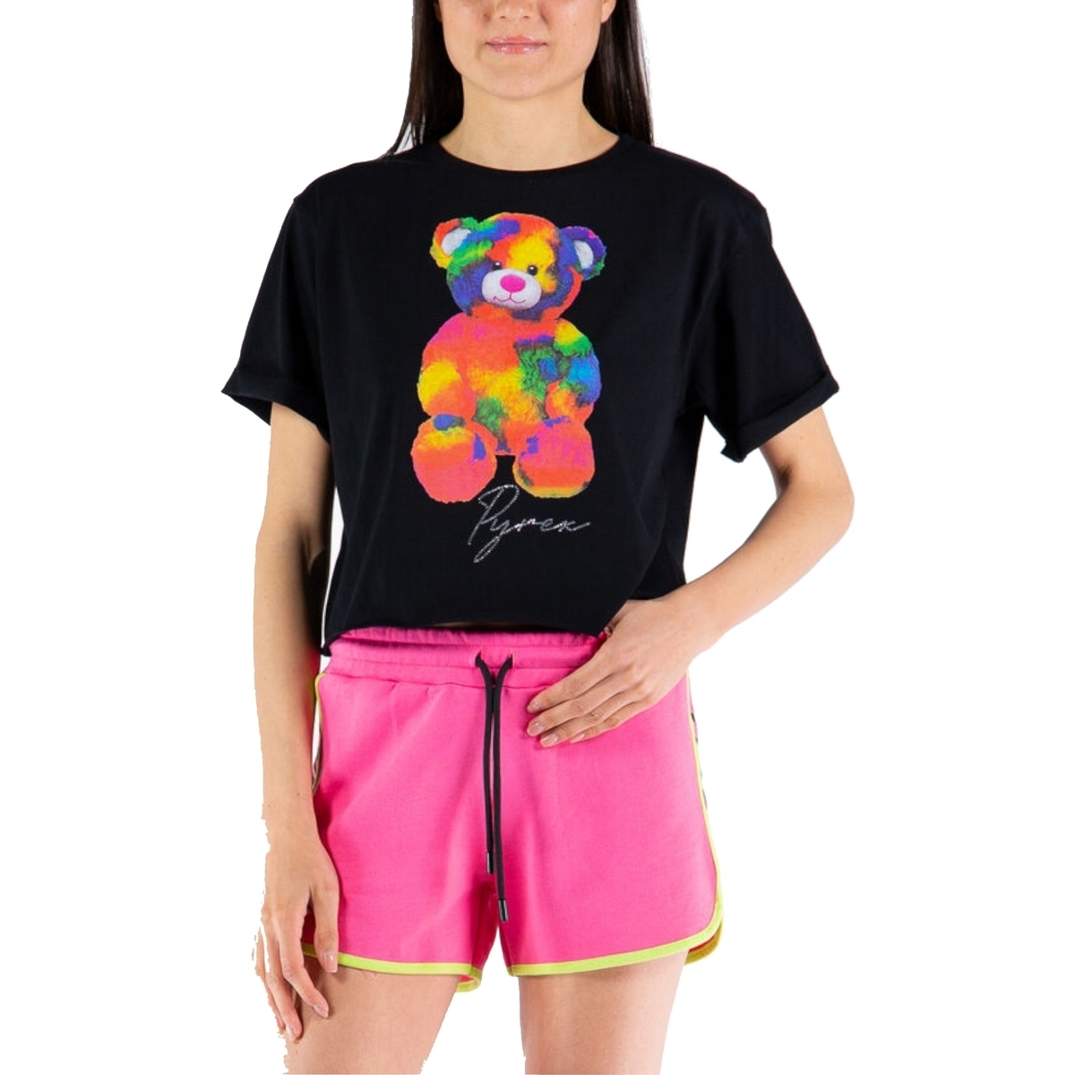 textil Mujer Camisetas manga corta Pyrex 42455 Negro