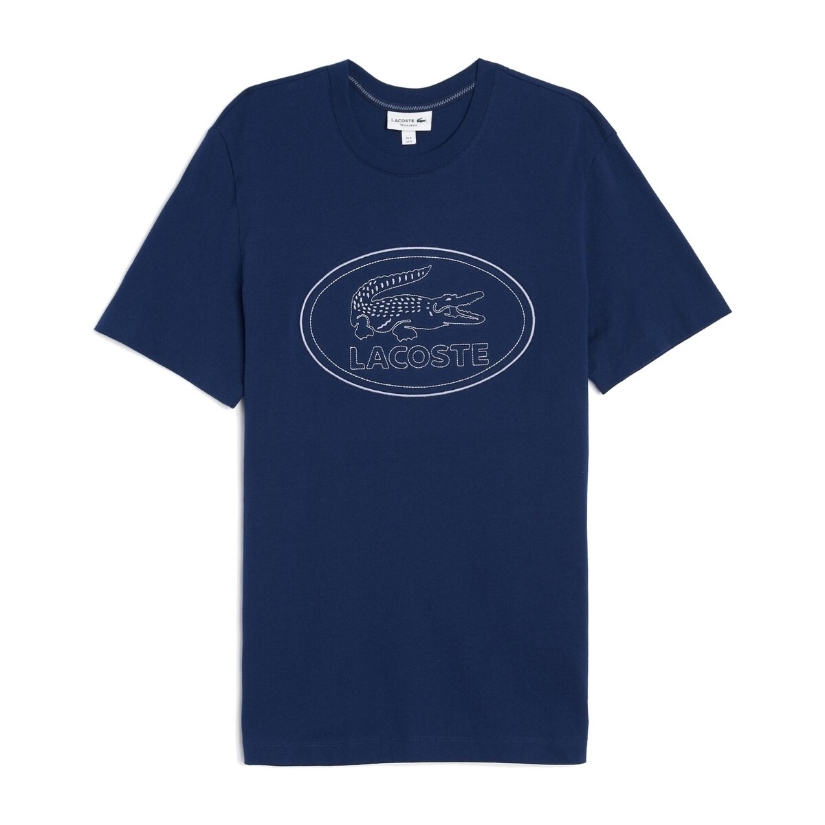 textil Hombre Camisetas manga corta Lacoste TH0453 Azul
