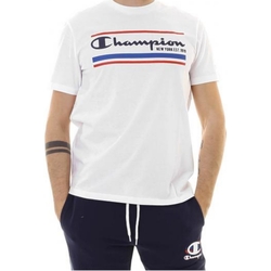 textil Hombre Camisetas manga corta Champion 214306 Blanco
