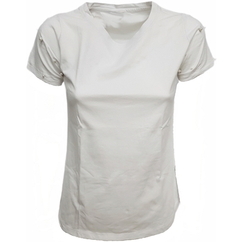 textil Mujer Camisetas manga corta Dimensione Danza PERLA Blanco