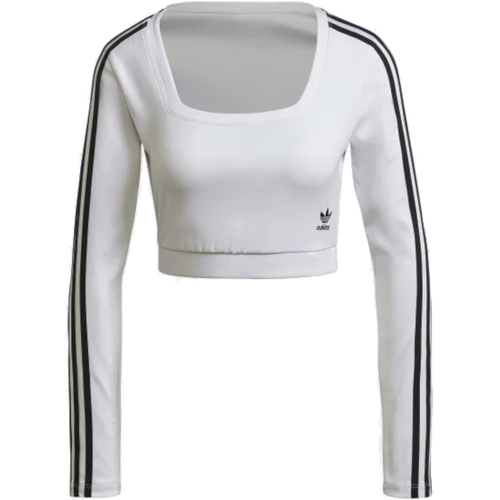 textil Mujer Camisetas manga larga adidas Originals H37769 Blanco