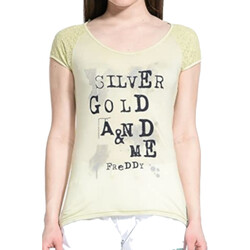 textil Mujer Camisetas manga corta Freddy 40333 Verde