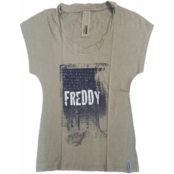 textil Mujer Camisetas manga corta Freddy 40329 Beige