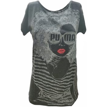 textil Mujer Camisetas manga corta Puma 830253 Gris