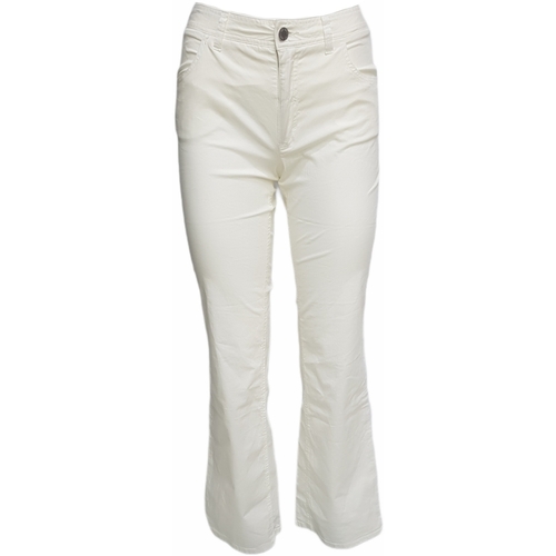 textil Mujer Pantalones con 5 bolsillos Playlife 4212D726C Blanco