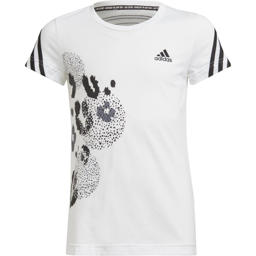 textil Niña Camisetas manga corta adidas Originals H26605 Blanco
