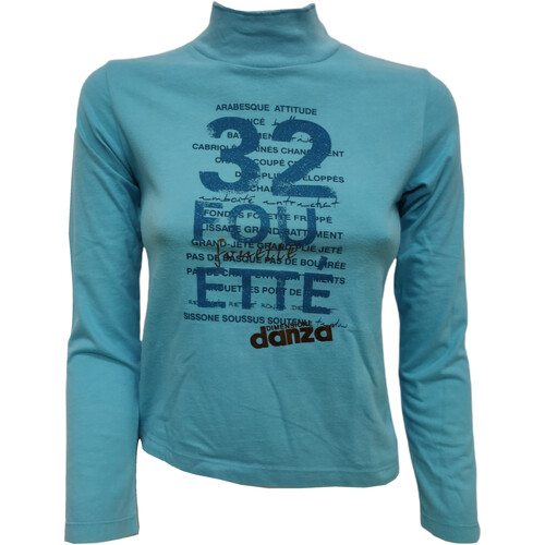 textil Niña Camisetas manga larga Dimensione Danza 1AMB92 Azul