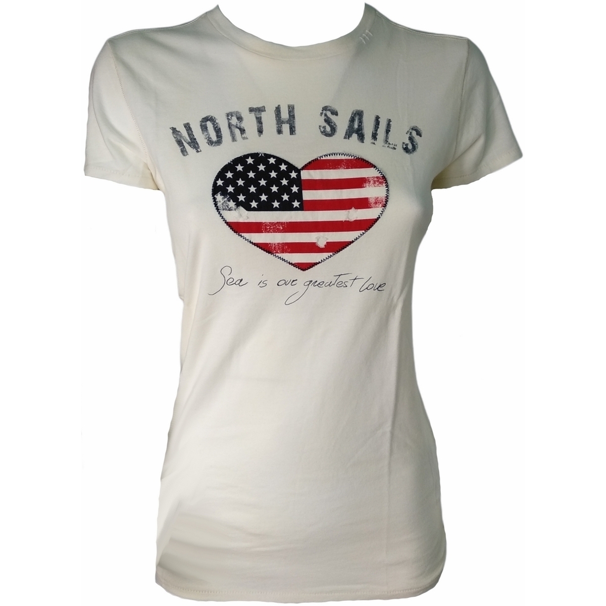 textil Mujer Camisetas manga corta North Sails 097651 Blanco